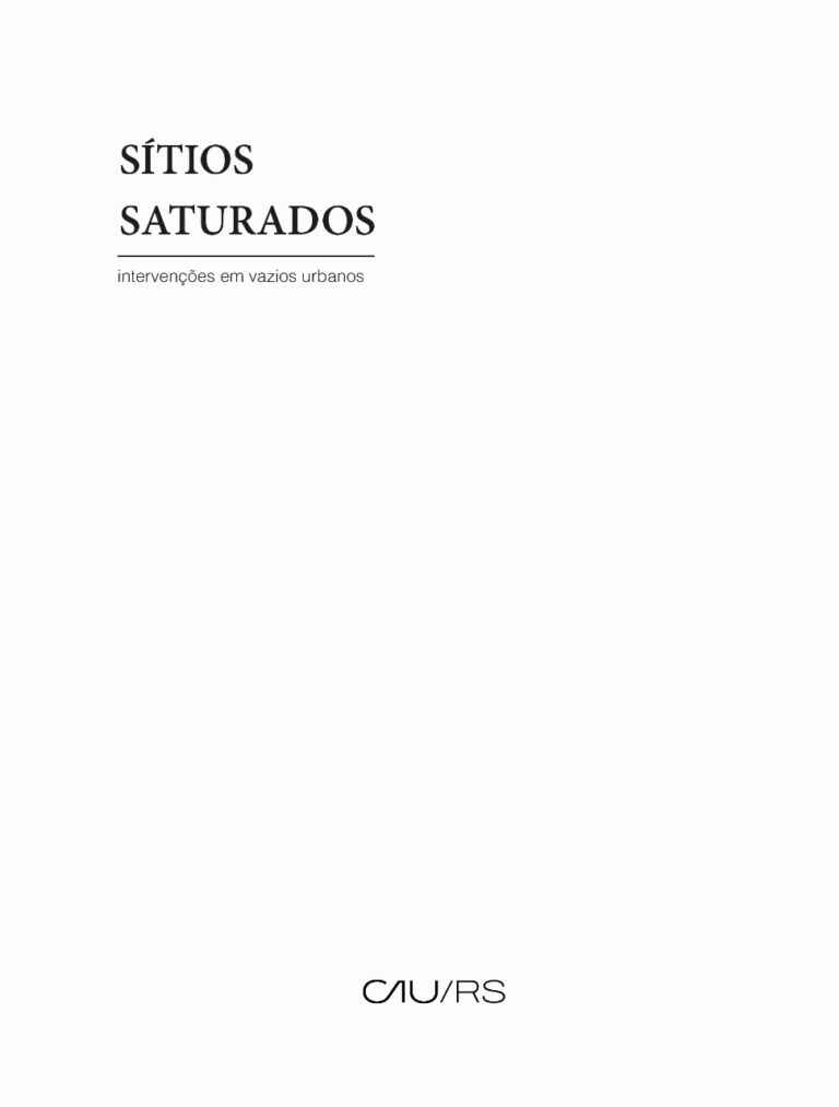 SÍTIOS SATURADOS